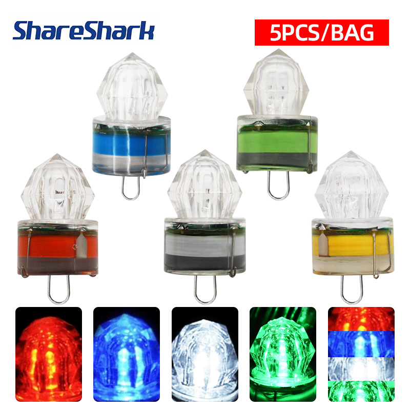 Underwater Flashlight - ShareShark 5 stücke LED Angeln Lampe
