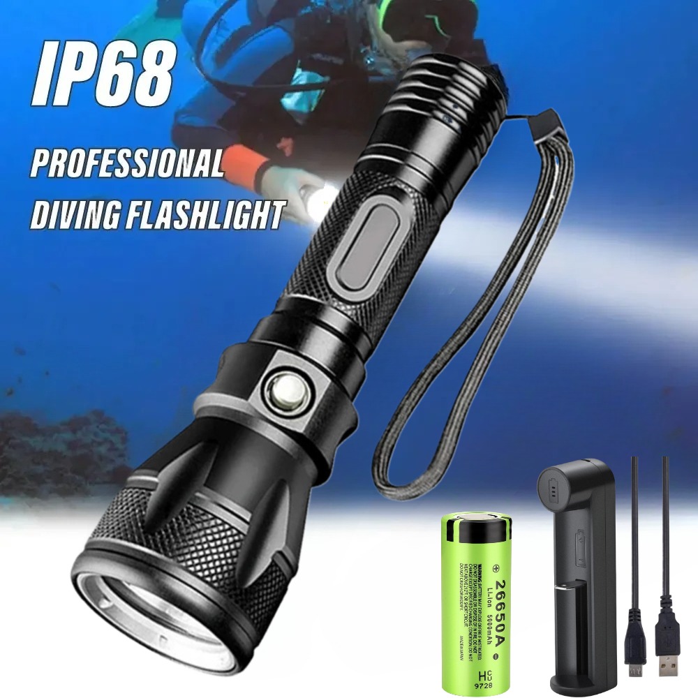 Professionelle Tauchlampe LED- – Underwater Flashlight Bewertung und Preis