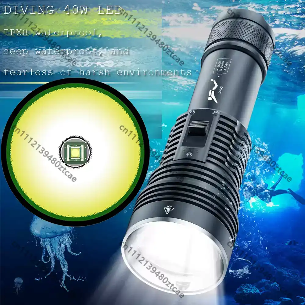 Hochleistungs-Weiße-Laser-Tauc – Underwater Flashlight Bewertung und Preis